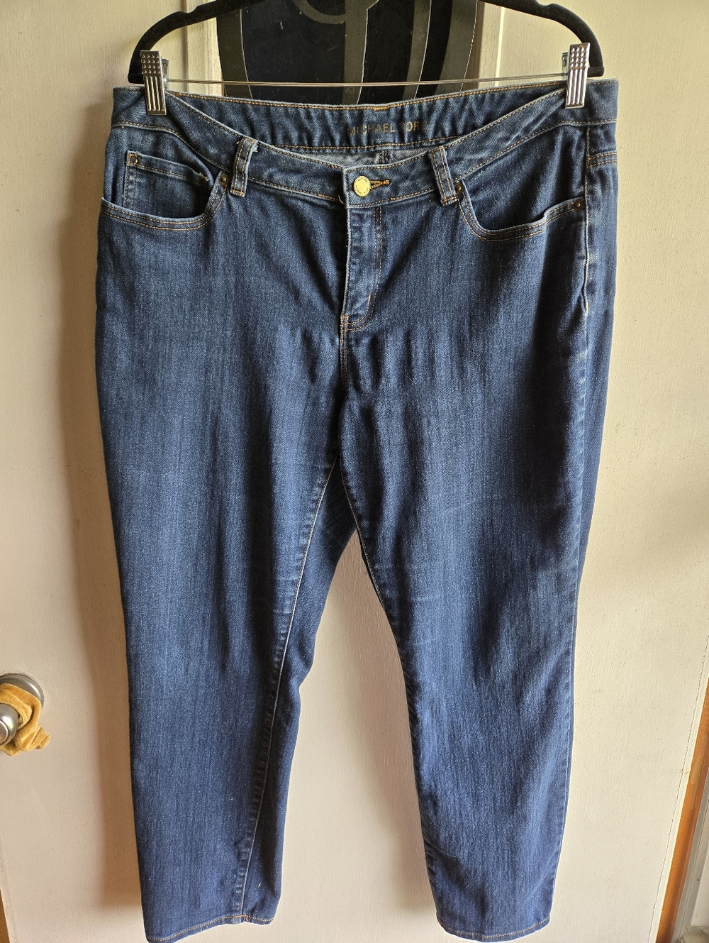 Michael Kors Classic Blue Women's Skinny Jeans - Stretch Denim